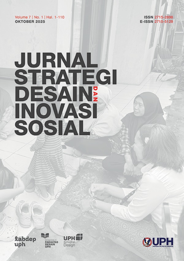 					View Vol. 7 No. 1 (2025): Analyzing Case Studies Within Design As Strategy Positions & Relations
				