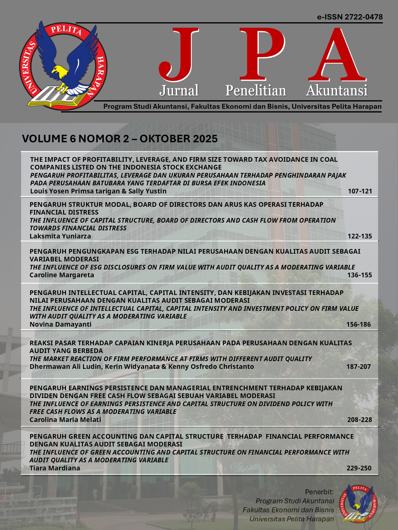 					View Vol. 6 No. 2 (2025): OKTOBER
				