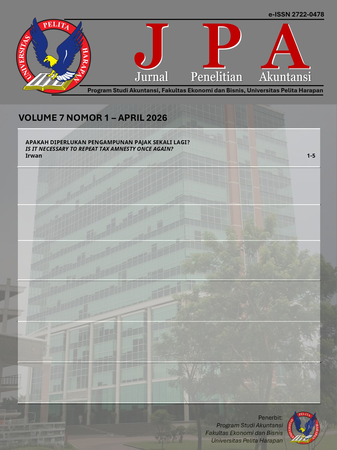 					View Vol. 7 No. 1 (2026): APRIL
				
