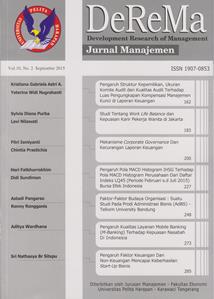Cover image of DeReMa Jurnal Manajemen