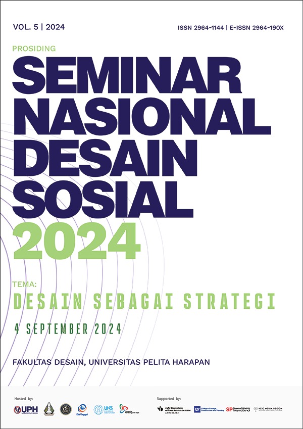 					View Vol. 5 (2024): Desain sebagai Strategi
				