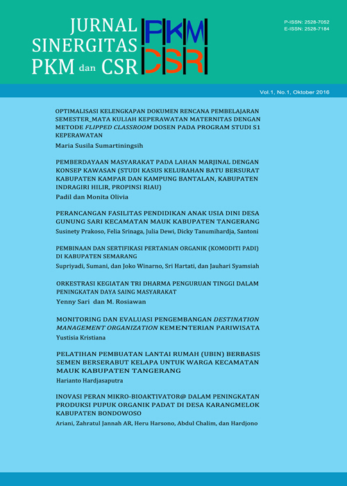 					View Vol. 10 No. 3 (2026): June : Jurnal Sinergitas PKM dan CSR
				