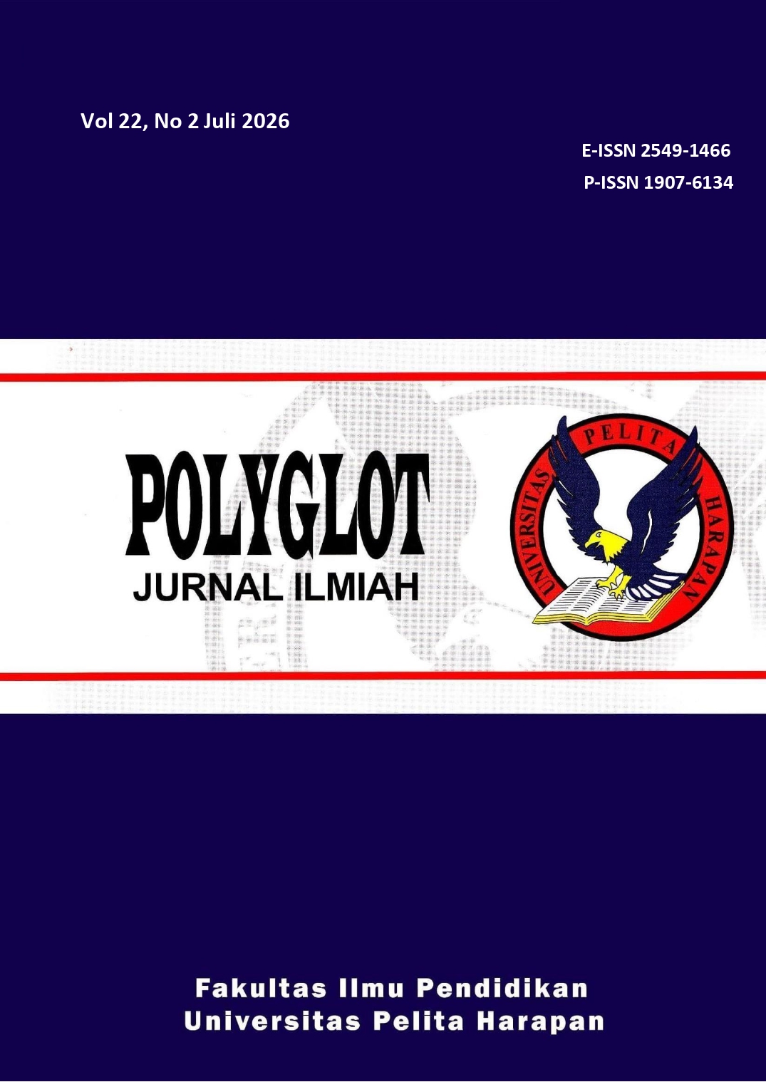 Cover Polyglot: Jurnal Ilmiah